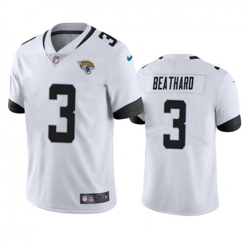 Men Jacksonville Jaguars #3 C.J. Beathard Nike White Game NFL Jersey->kansas city chiefs->NFL Jersey